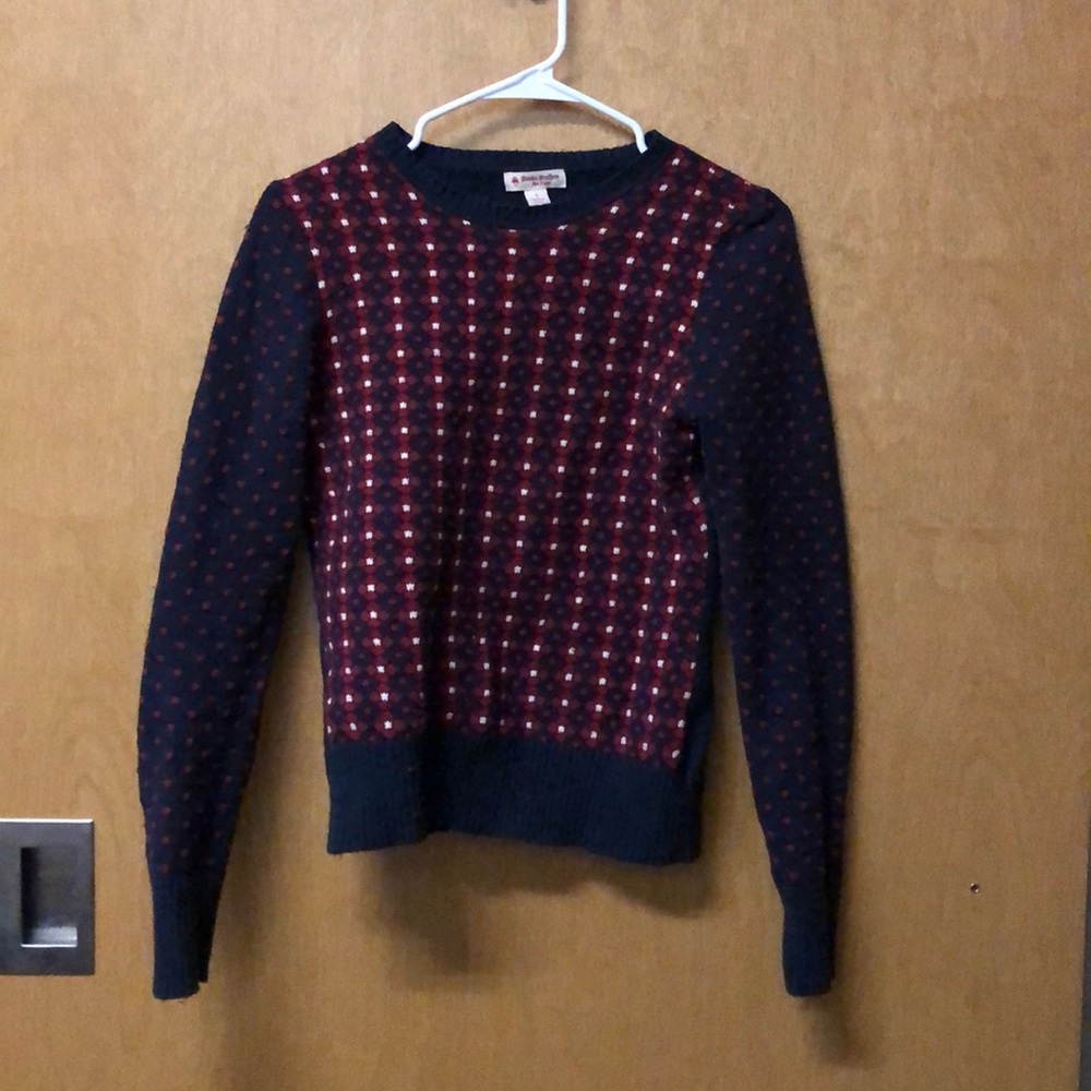 Brooks Brothers- Red Fleece Sweater